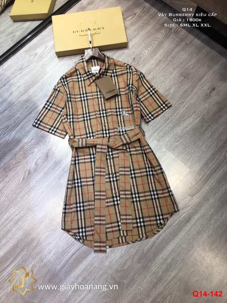 Q14-142 Váy Burberry siêu cấp