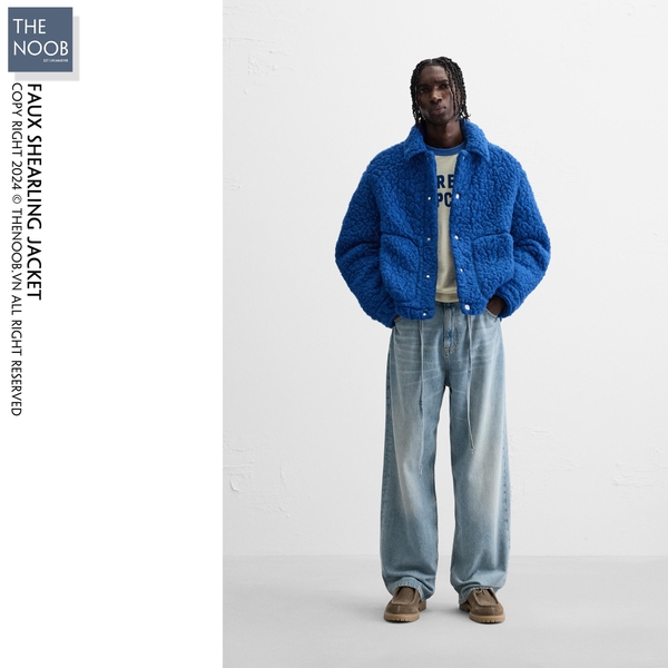Z.R - Áo Khoác Cải Lông Cừu From Oversize - 2025AK103 THE NOOB