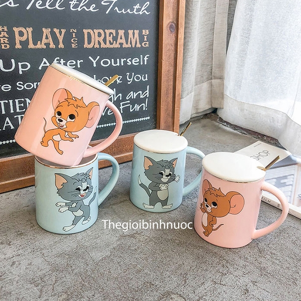 Ly Sứ Hoạt Hình Tom&Jerry Tặng Kèm Muỗng