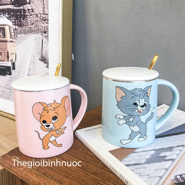 Ly Sứ Hoạt Hình Tom&Jerry Tặng Kèm Muỗng