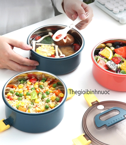 Hộp Cơm Giữ Nhiệt Inox 2 Ngăn