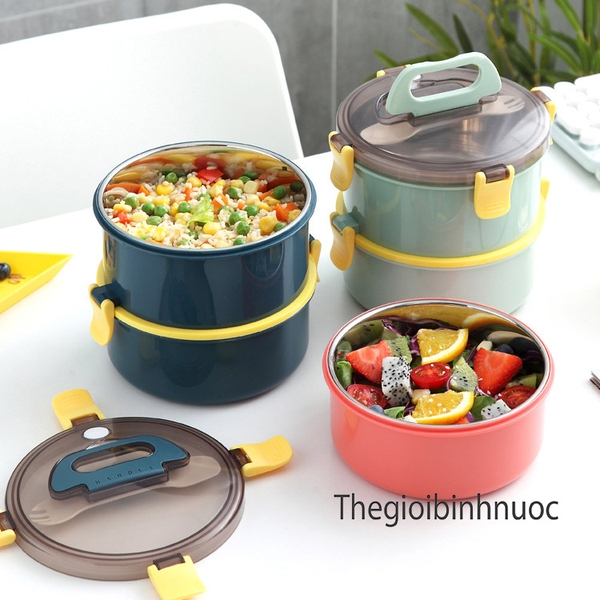 Hộp Cơm Giữ Nhiệt Inox 2 Ngăn