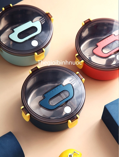 Hộp Cơm Giữ Nhiệt Inox 2 Ngăn
