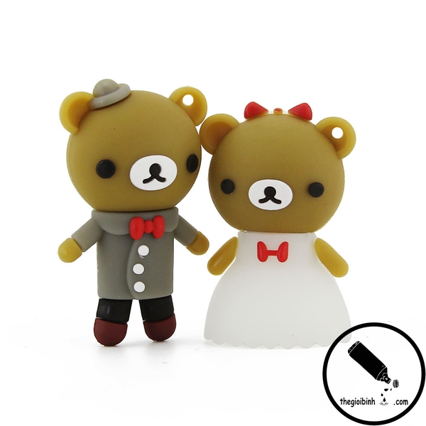 USB Chú Rể Cô Dâu Gấu