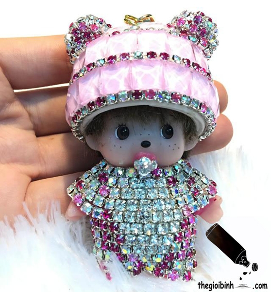 Móc Khóa Xe Hơi Búp Bê Sang Trọng Dễ Thương