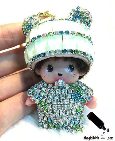 Móc Khóa Xe Hơi Búp Bê Sang Trọng Dễ Thương