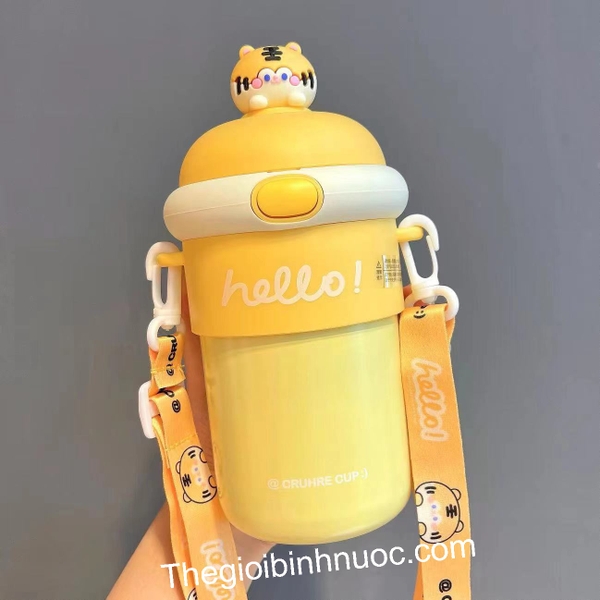 Bình Giữ Nhiệt Thỏ Hồng Cute 510ML