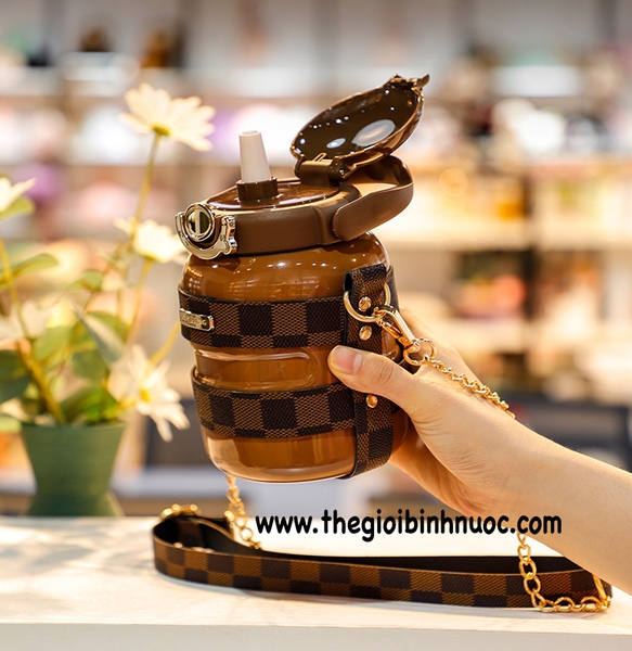 Bình Giữ Nhiệt Inox 316 Cao Cấp Kèm Bao Da Sang Trọng 800ML