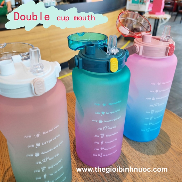 Bình Nhựa Nhắc Uống Nước 2000ML