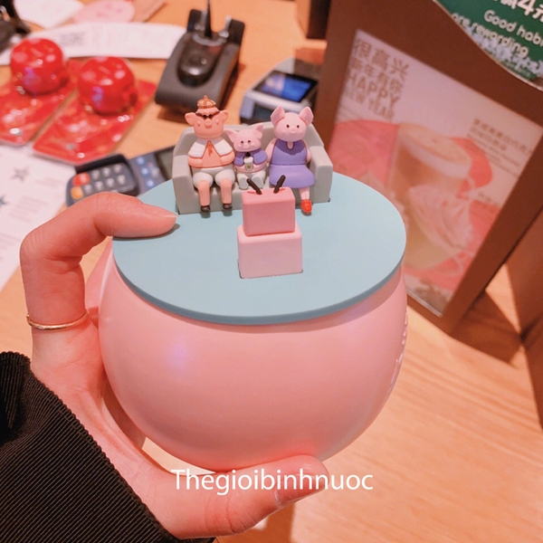 Ly Sứ Starbuck Piggy