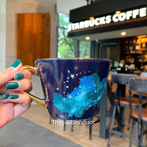 Starbuck Cup 2020 Valentine's day Summer Night Starry Blue