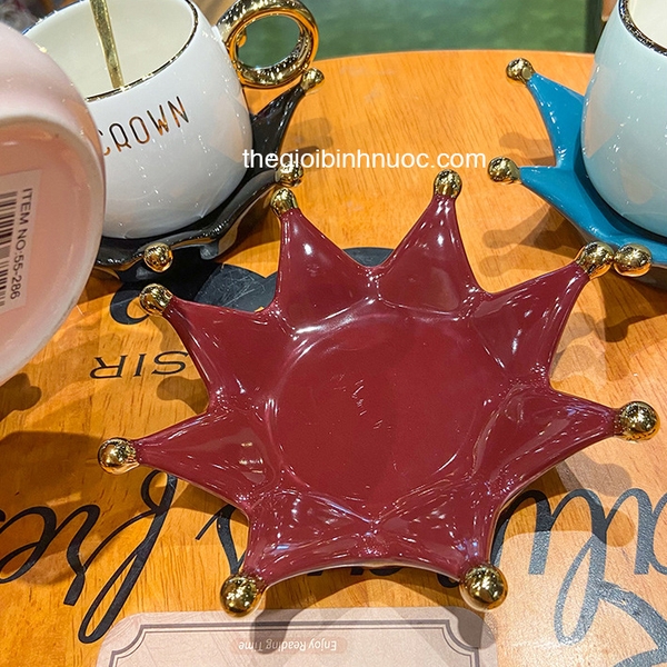 Ly Sứ Văn Phòng Kèm Nắp Và Muỗng