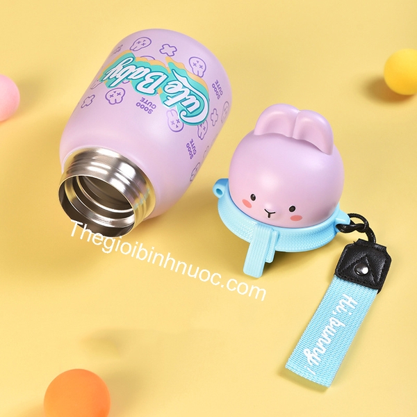 Bình Giữ Nhiệt Thỏ Baby Cute 350ML