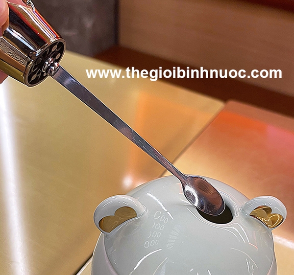 Ly Sứ Văn Phòng Hình Gấu Dễ Thương