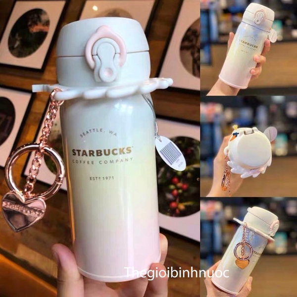 Starbucks Rainbow Cup With Pendant 350ML