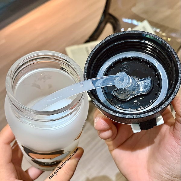 Bình Thủy Tinh Cool Bear 450ml - N191