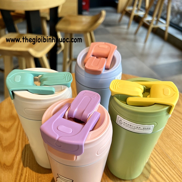 Ly Giữ Nhiệt Hoạ Tiết Hoạt Hình Siêu Cute 500ML