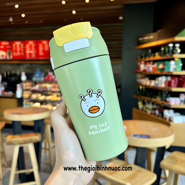 Ly Giữ Nhiệt Hoạ Tiết Hoạt Hình Siêu Cute 500ML