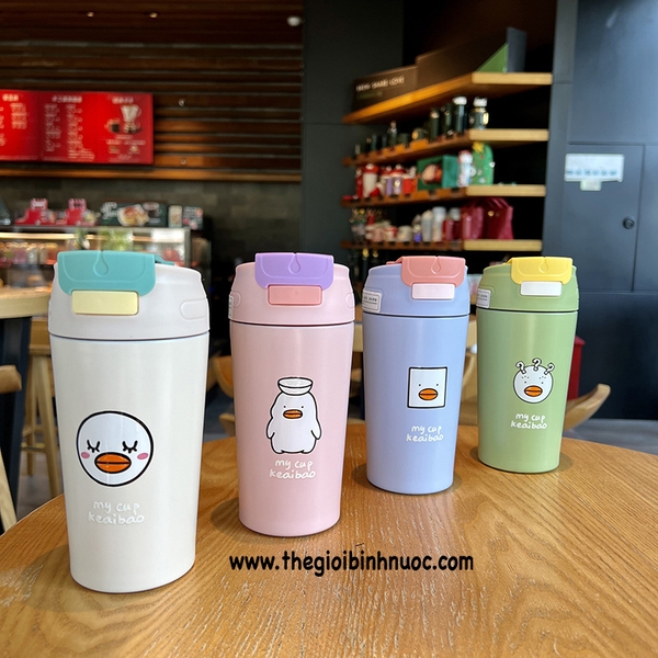 Ly Giữ Nhiệt Hoạ Tiết Hoạt Hình Siêu Cute 500ML