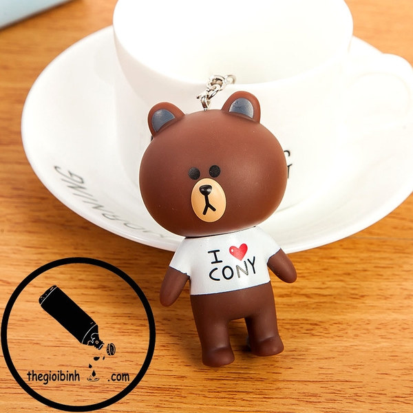 Móc Khóa Line Gấu Brown Thỏ Cony