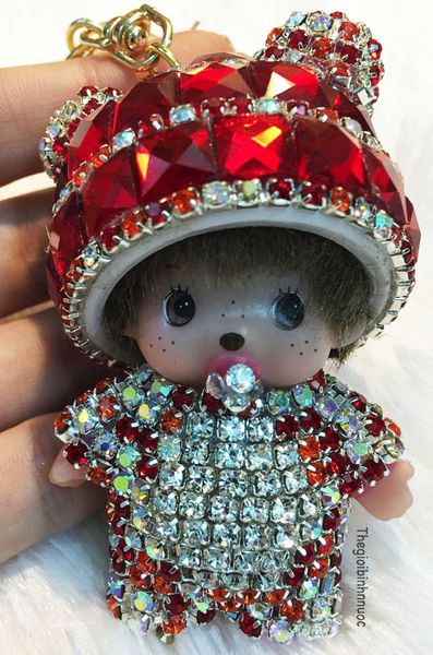 Móc Khóa Xe Hơi Búp Bê Sang Trọng Dễ Thương
