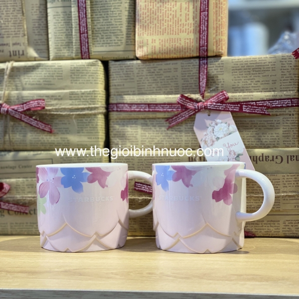 Ly Starbucks  Sakura Pedal Mug 355ML