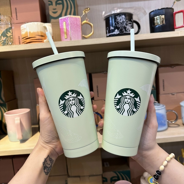 Ly Cold Cup Starbucks Xanh Mint 500ML