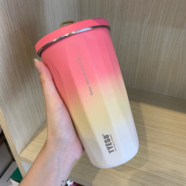 Ly Giữ Nhiệt Tyeso Ombre 600ML