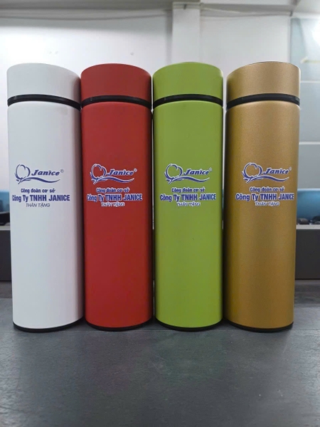 Sỉ In Logo Khắc Tên Bình Giữ Nhiệt Sơn Nhung Lỳ 500ML