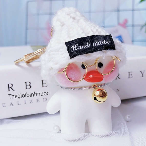 MÓC KHÓA VỊT MÁ HỒNG LALAFANFA Đội Nơ