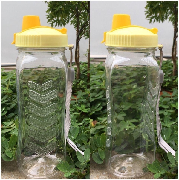 Sỉ In Logo Bình Nhựa 500Ml Kèm Dây