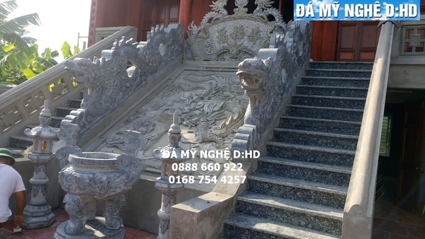 Mẫu rồng đá đẹp nhà thờ họ