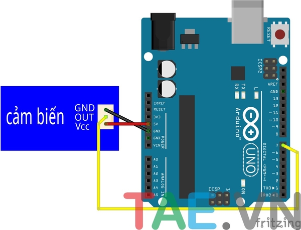 Cảm biến dò line 1 kênh (One-way Tracking Module)