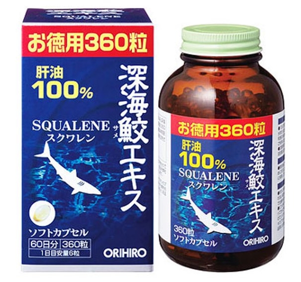 Sụn vi cá mập Squalene Orihiro 360 viên