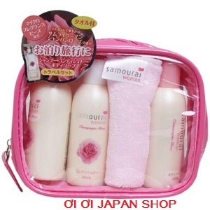 Samurai woman rose travel set 4 +