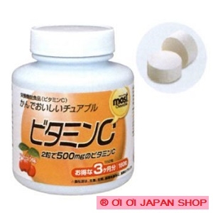 Viên nhai vitamin C Nhật Bản Orihiro Most Chewable