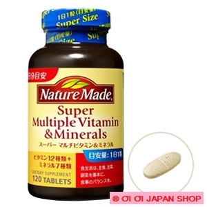 Nature Made Super Multiple Vitamin & Minerals (120 viên)