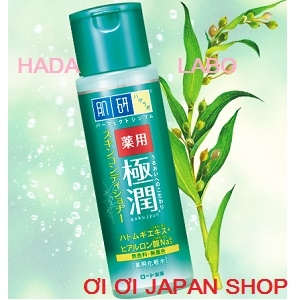 Nước hoa hồng Hada labo 170ml xanh lá (da bị mụn)