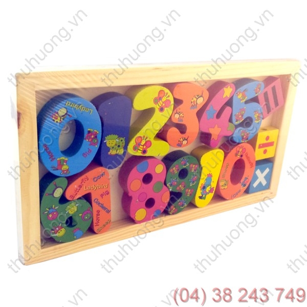 Khay số gỗ (học toán)