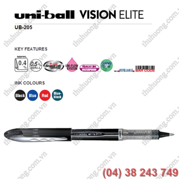 Bút bi UB205 - UNI BALL (Vision Elite micro)