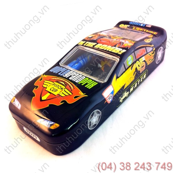 Hộp bút sắt XIAOLINGJING 82279 (Ô tô)