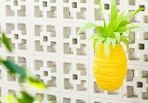 Làm đèn lồng hình quả dứa để rước đèn đêm Trung thu Làm đèn lồng hình quả dứa để rước đèn đêm Trung thu