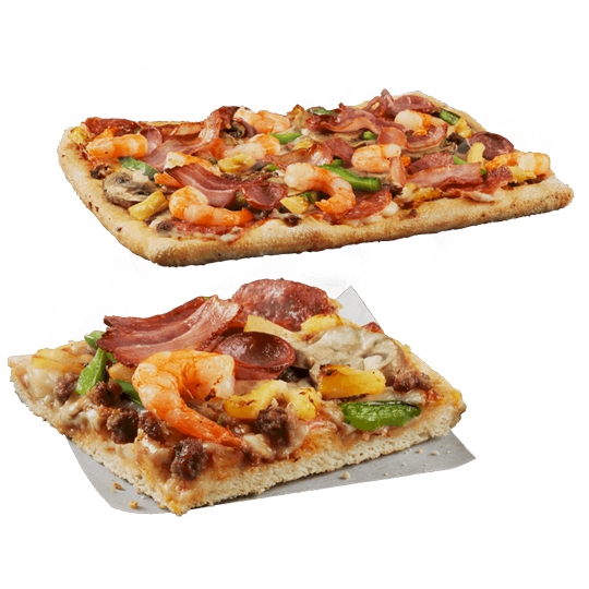 Pizza hải sản xúc xích