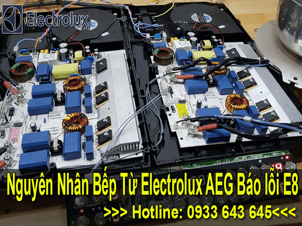 Nguyên nhân và cách khắc phục bếp từ AEG báo lỗi E8