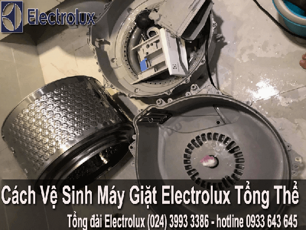 Cách vệ sinh máy giặt electrolux tổng thể