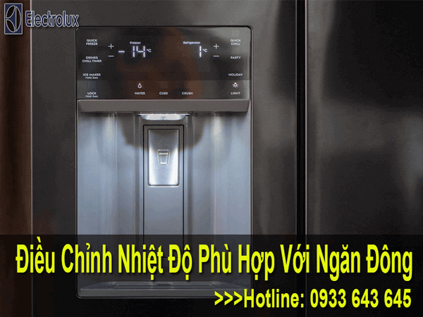 Điều chỉnh nhiệt độ lạnh phù hợp cho ngăn đông