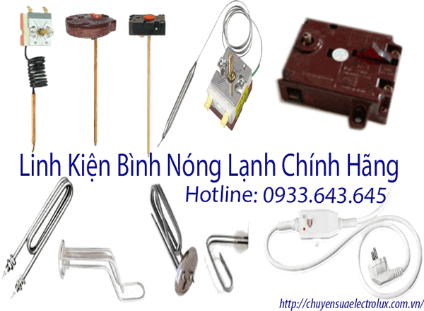 linh kiện bình nóng lạnh chính hãng