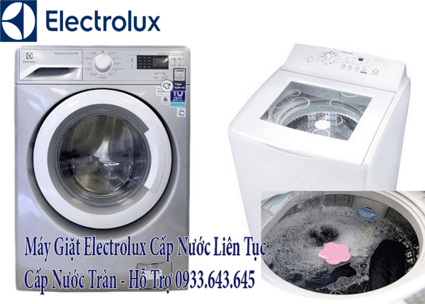 Lỗi cấp nước liên tục ở máy giặt electrolux