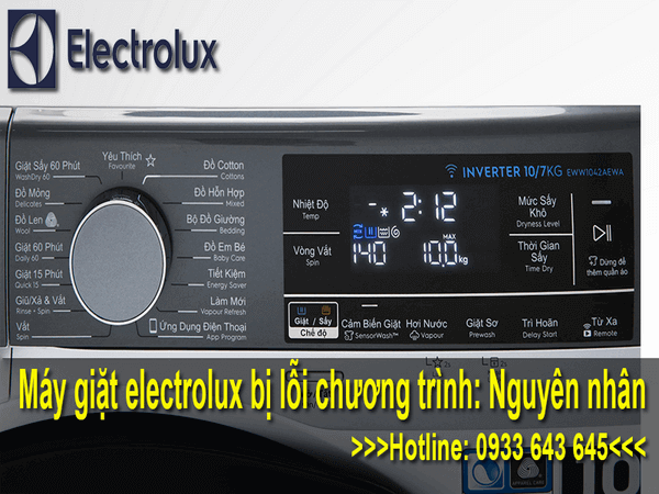 Máy giặt electrolux bị lỗi chương trình