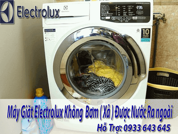 máy giặt electrolux không xả nước